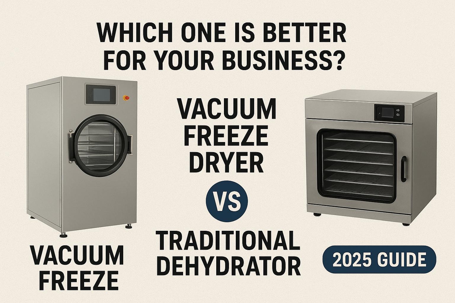 Vacuum Freeze Dryer vs. Traditional Dehydrator: Which One Is Better for Your Business?  (2025 Handbook)
