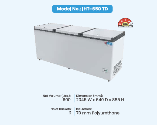 Hard Top Freezers(IHT-650 TD)